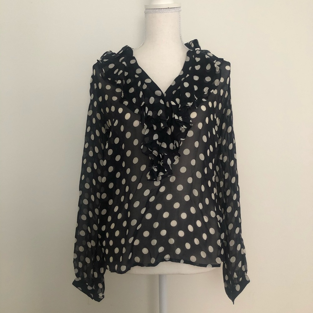 Thomas Pink Silk Blouse